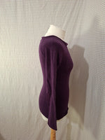Pull violet - marque inconnue - Taille M - 38