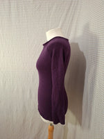 Pull violet - marque inconnue - Taille M - 38