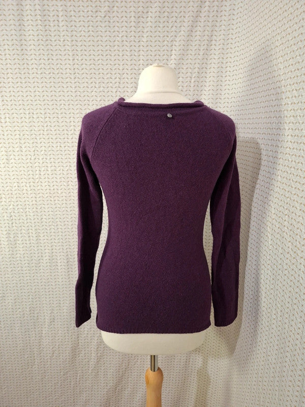 Pull violet - marque inconnue - Taille M - 38