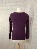 Pull violet - marque inconnue - Taille M - 38