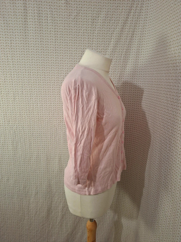 Gilet rose - marque inconnue - Taille S - 36