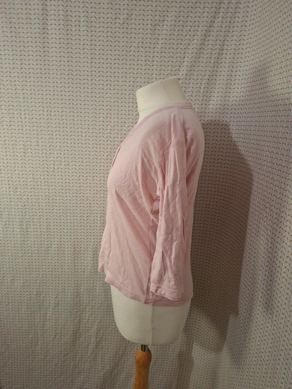 Gilet rose - marque inconnue - Taille S - 36