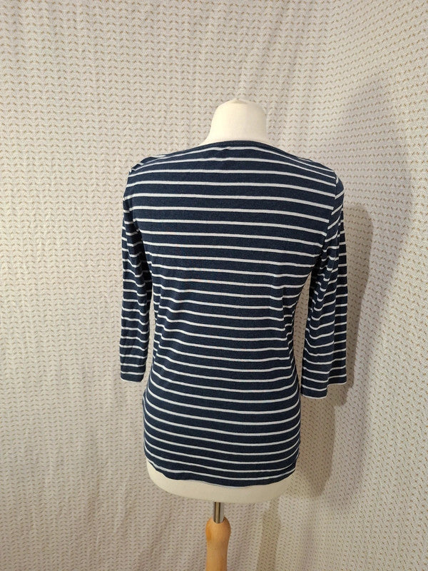 Pull rayé marin TEX - Taille L - 40