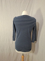 Pull rayé marin TEX - Taille L - 40