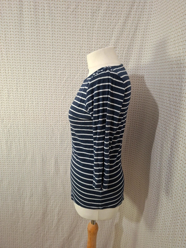 Pull rayé marin TEX - Taille L - 40