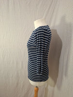 Pull rayé marin TEX - Taille L - 40