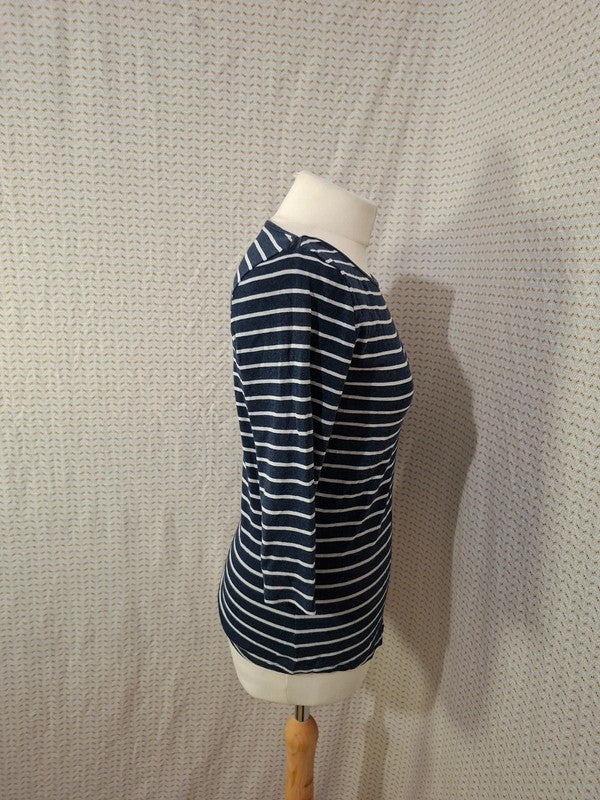 Pull rayé marin TEX - Taille L - 40