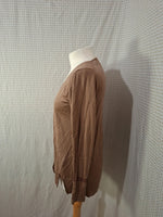 Cardigan marron Massimo Dutti - Taille S - 36