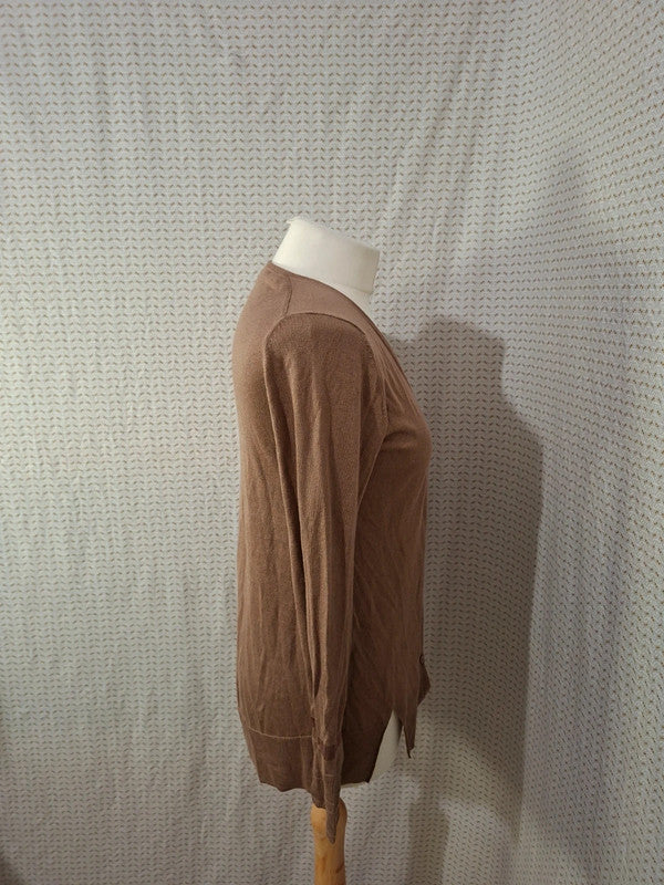 Cardigan marron Massimo Dutti - Taille S - 36