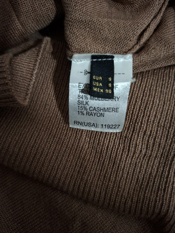 Cardigan marron Massimo Dutti - Taille S - 36
