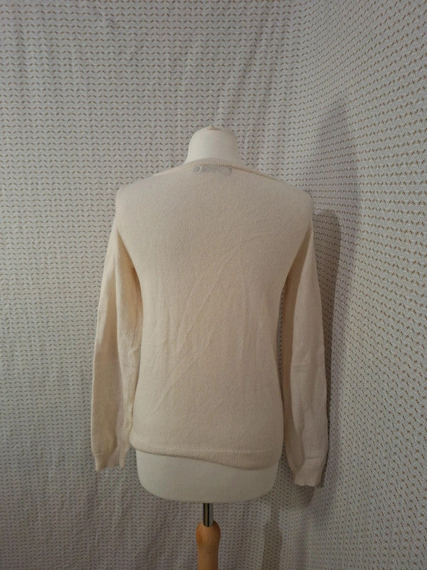 Pull crème Monoprix - Taille XS - 34