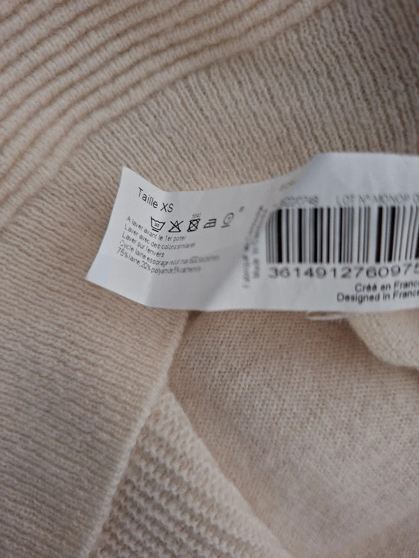 Pull crème Monoprix - Taille XS - 34