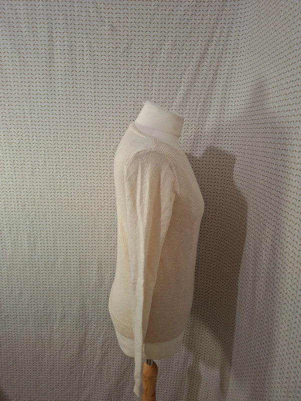 Pull crème Monoprix - Taille XS - 34