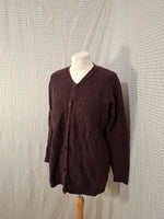 Gilet rouge bordeaux Monoprix - Taille M - 38