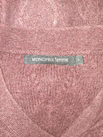 Gilet rouge bordeaux Monoprix - Taille M - 38