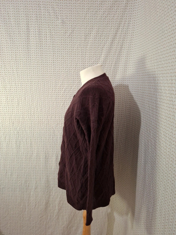Gilet rouge bordeaux Monoprix - Taille M - 38
