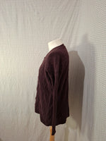 Gilet rouge bordeaux Monoprix - Taille M - 38