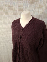 Gilet rouge bordeaux Monoprix - Taille M - 38