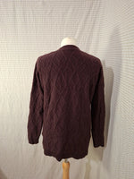 Gilet rouge bordeaux Monoprix - Taille M - 38