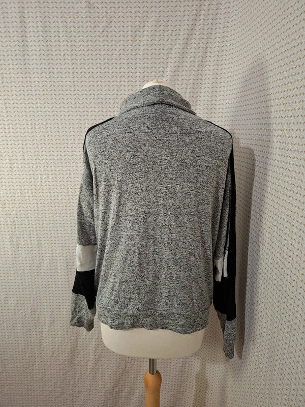 Pull gris Love Kiabi - Taille M - 38