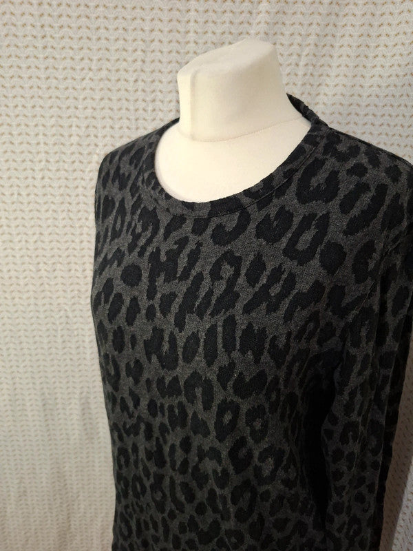 Pull noir léopard H&M - Taille M - 38