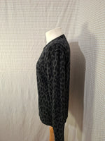 Pull noir léopard H&M - Taille M - 38