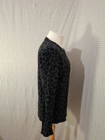 Pull noir léopard H&M - Taille M - 38