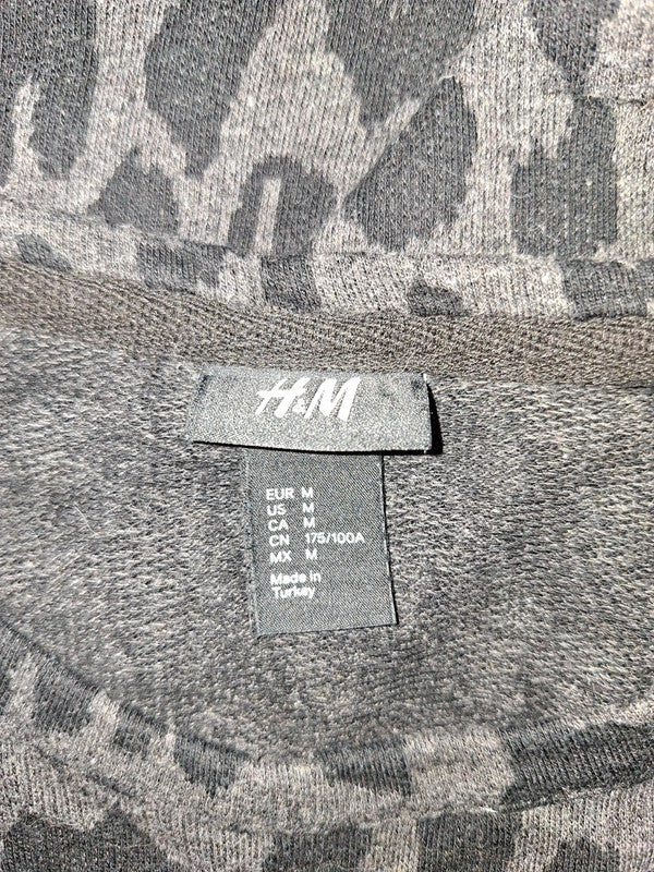 Pull noir léopard H&M - Taille M - 38