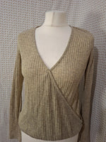 Top doré brillant Promod - Taille S - 36