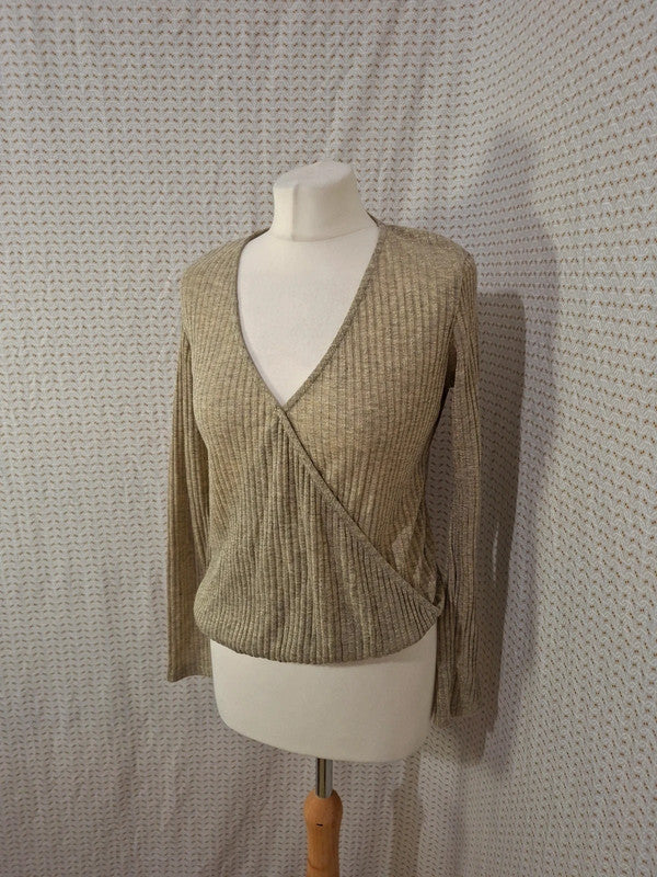 Top doré brillant Promod - Taille S - 36