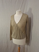 Top doré brillant Promod - Taille S - 36