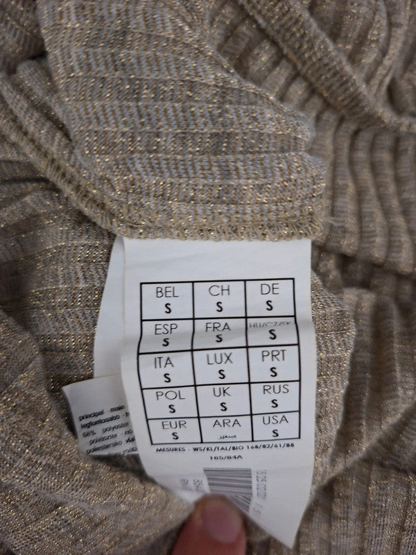 Top doré brillant Promod - Taille S - 36