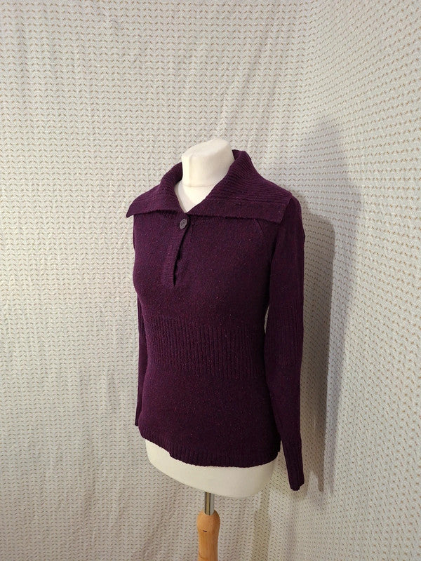 Pull violet Zara - Taille M - 38