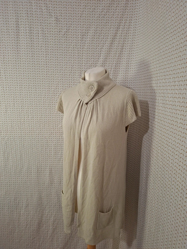 Cardigan long beige Promod - Taille XL - 42