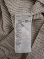 Pull brillant beige Uniqlo - Taille S - 36