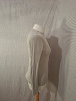 Pull brillant beige Uniqlo - Taille S - 36