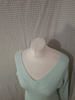 Pull col V menthe Off-Lésson - Taille M - 38