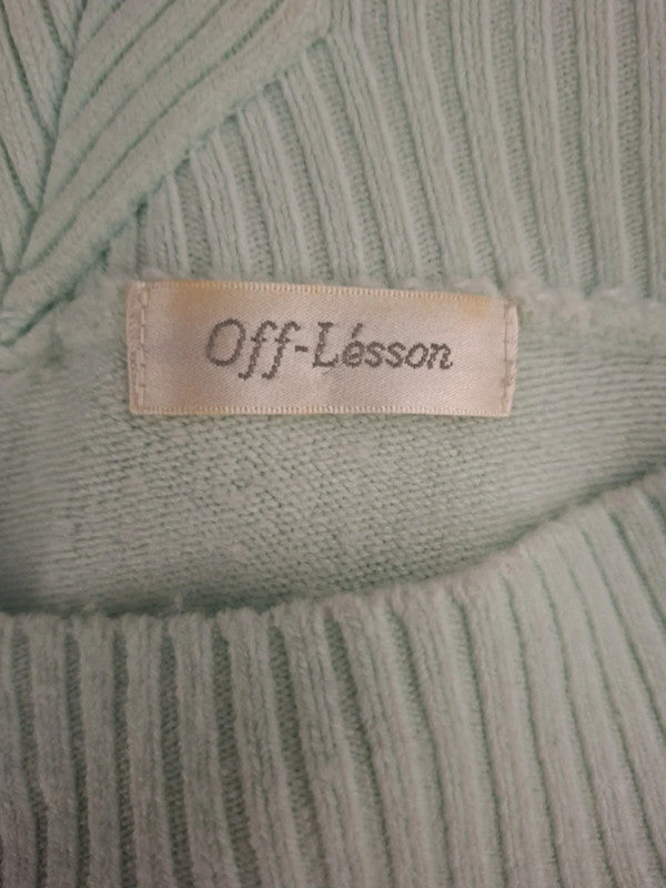 Pull col V menthe Off-Lésson - Taille M - 38
