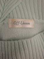 Pull col V menthe Off-Lésson - Taille M - 38
