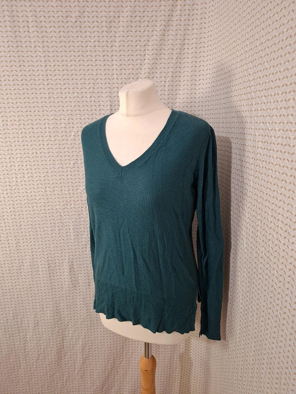 Pull vert léger Mango - Taille S - 36