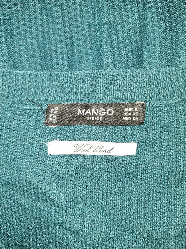 Pull vert léger Mango - Taille S - 36