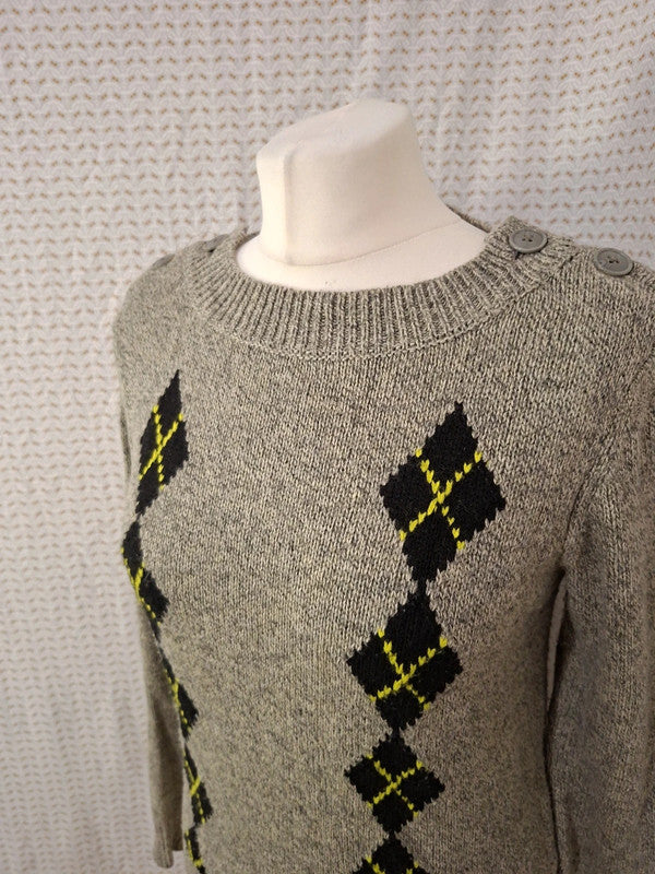 Pull gris La Redoute - Taille S - 36