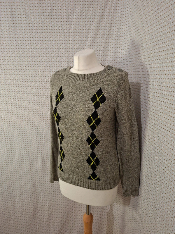 Pull gris La Redoute - Taille S - 36