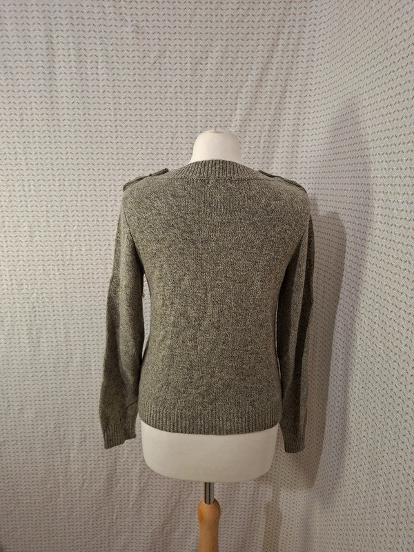 Pull gris La Redoute - Taille S - 36