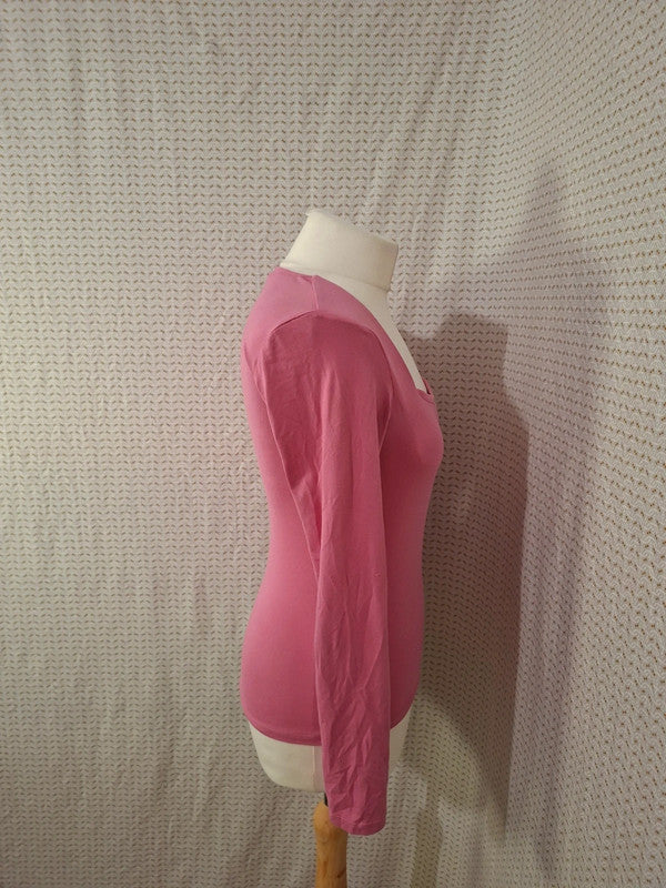 Pull léger rose H&M - Taille S - 36