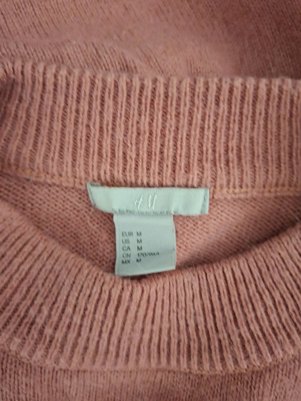 Top pull rose H&M - Taille M - 38