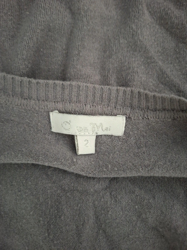 Pull col V gris O de Moi - Taille S - 36