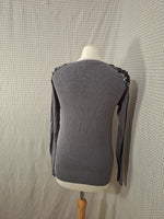Pull col V gris O de Moi - Taille S - 36