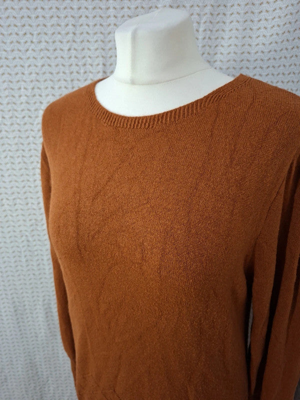 Pull marron Mademoiselle-Élégance - Taille M - 38