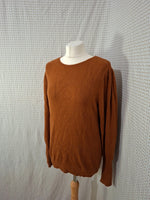 Pull marron Mademoiselle-Élégance - Taille M - 38